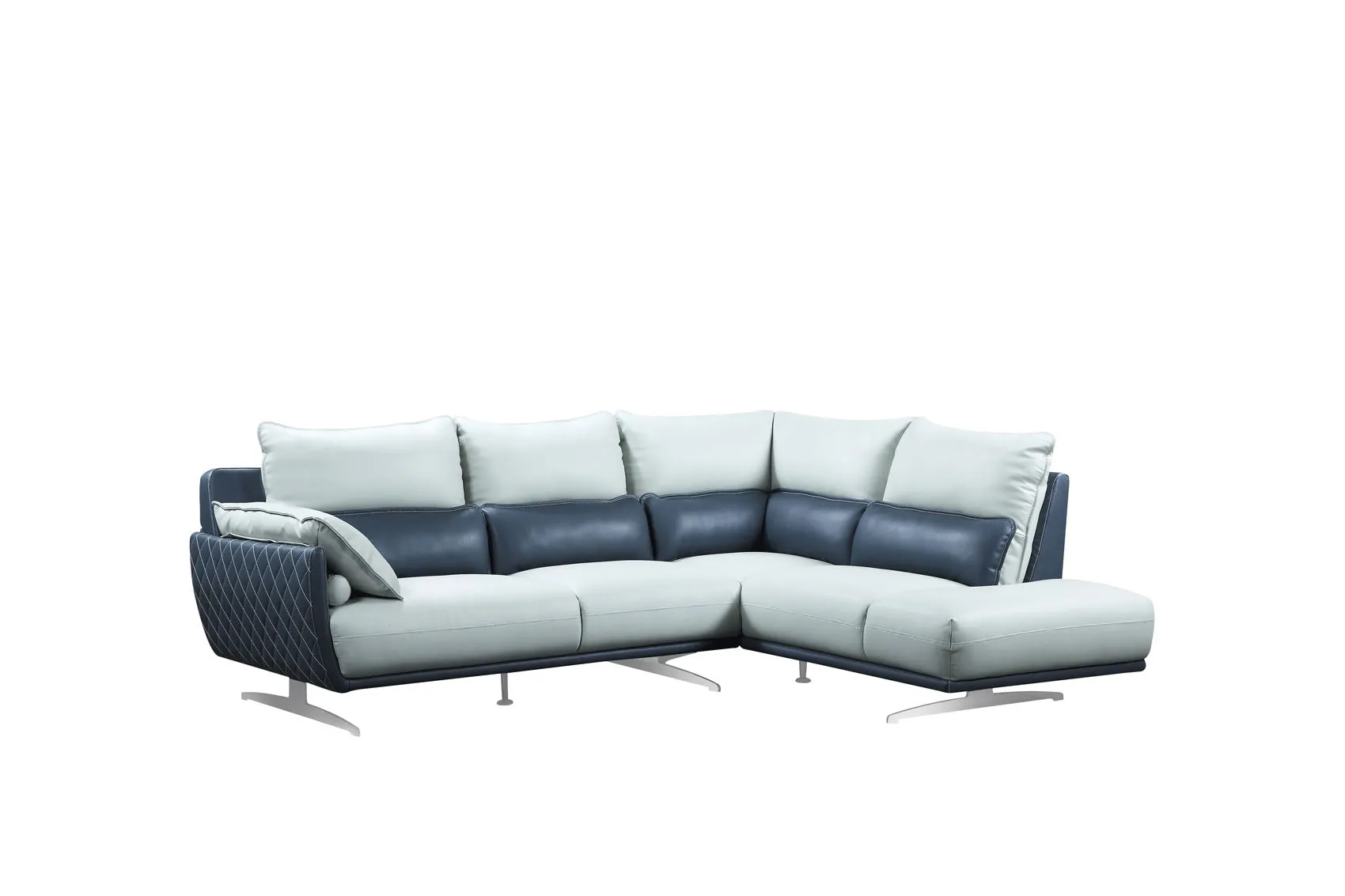 6311 Sectional in Top Grain Leather (either Left or Right Facing)
