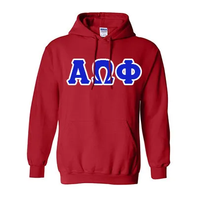 Alpha Omega Phi Hooded Sweatshirt - G185 - TWILL