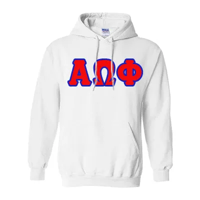 Alpha Omega Phi Hooded Sweatshirt - G185 - TWILL