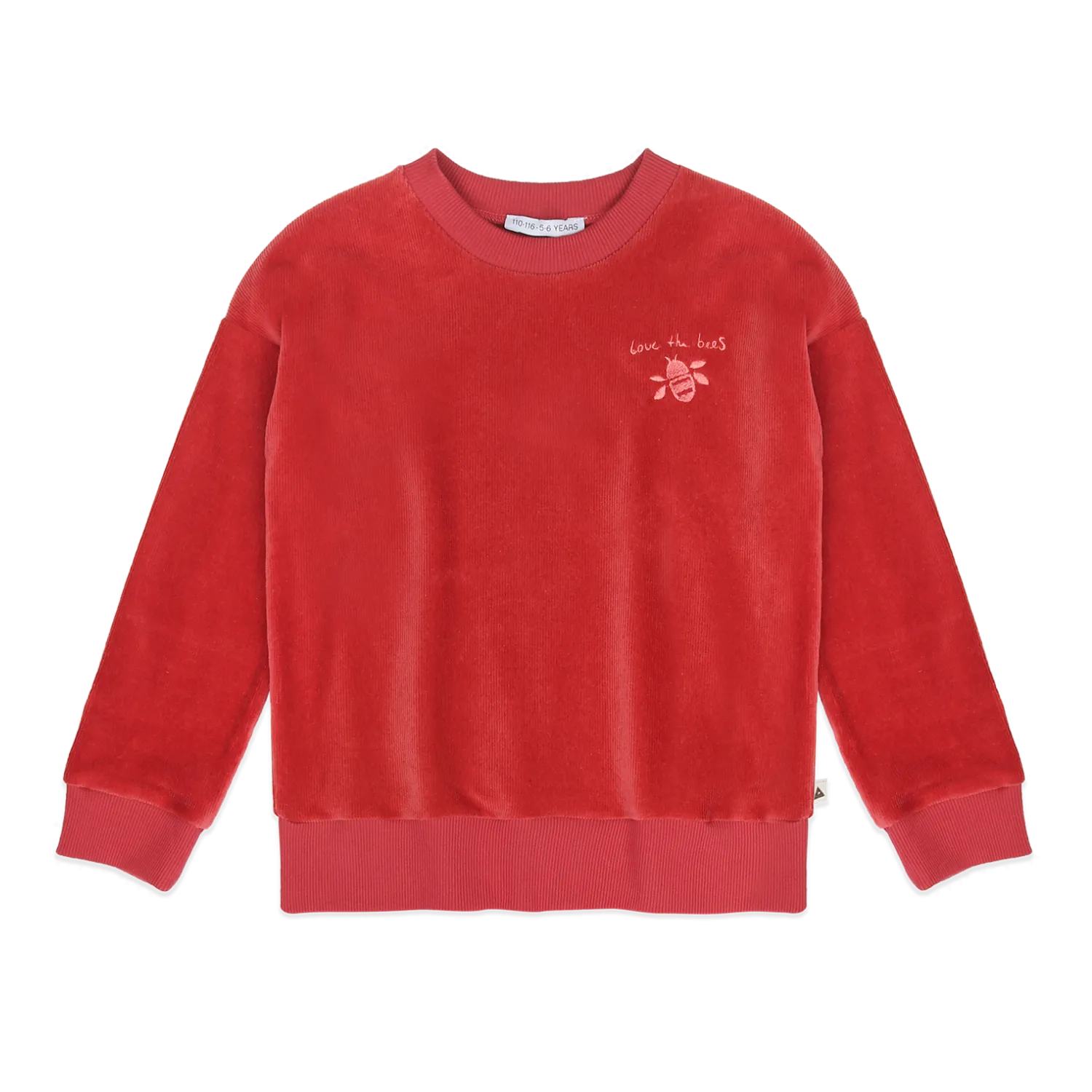 AMMEHOELA Bee Cotton Sweater Red