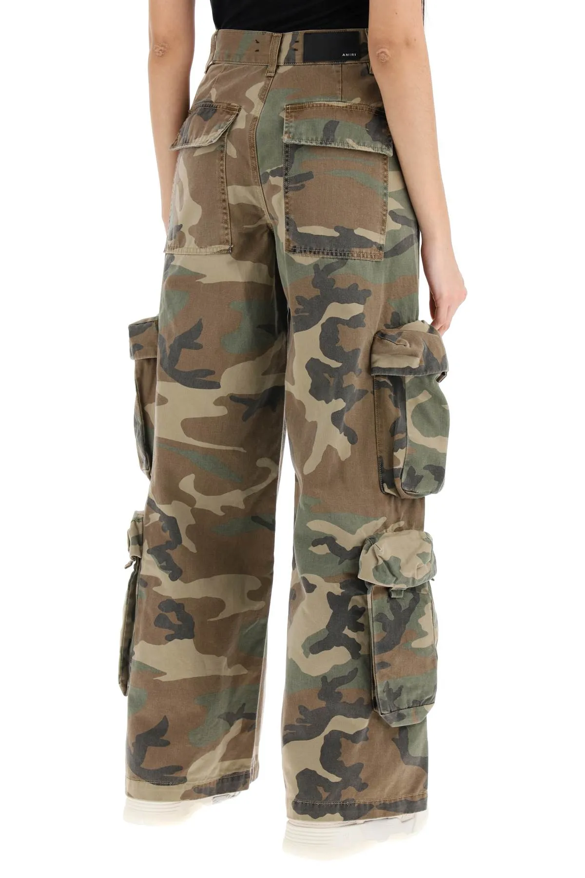 baggy cargo camouflage pants