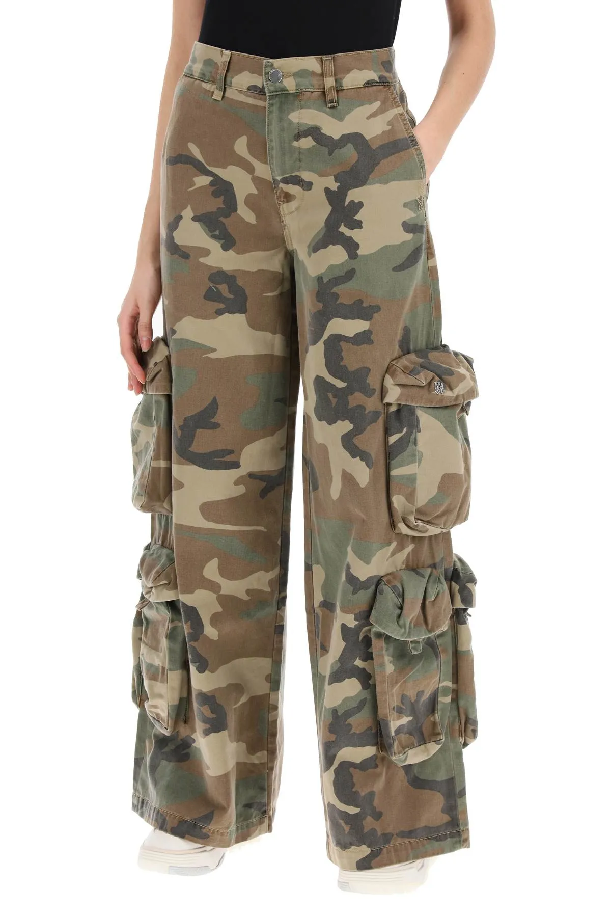 baggy cargo camouflage pants