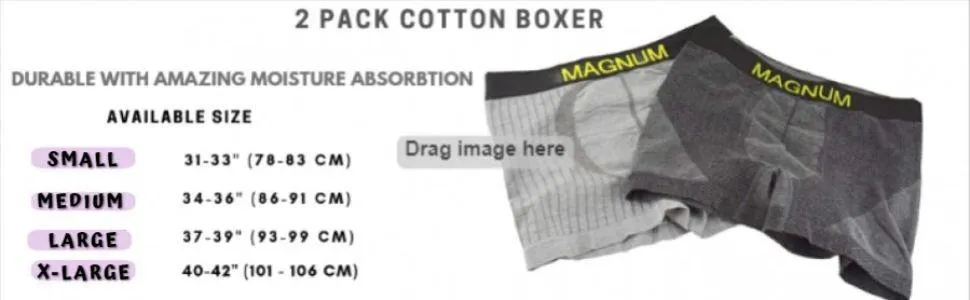 Bamboo Charcoal Cotton Boxer Briefs