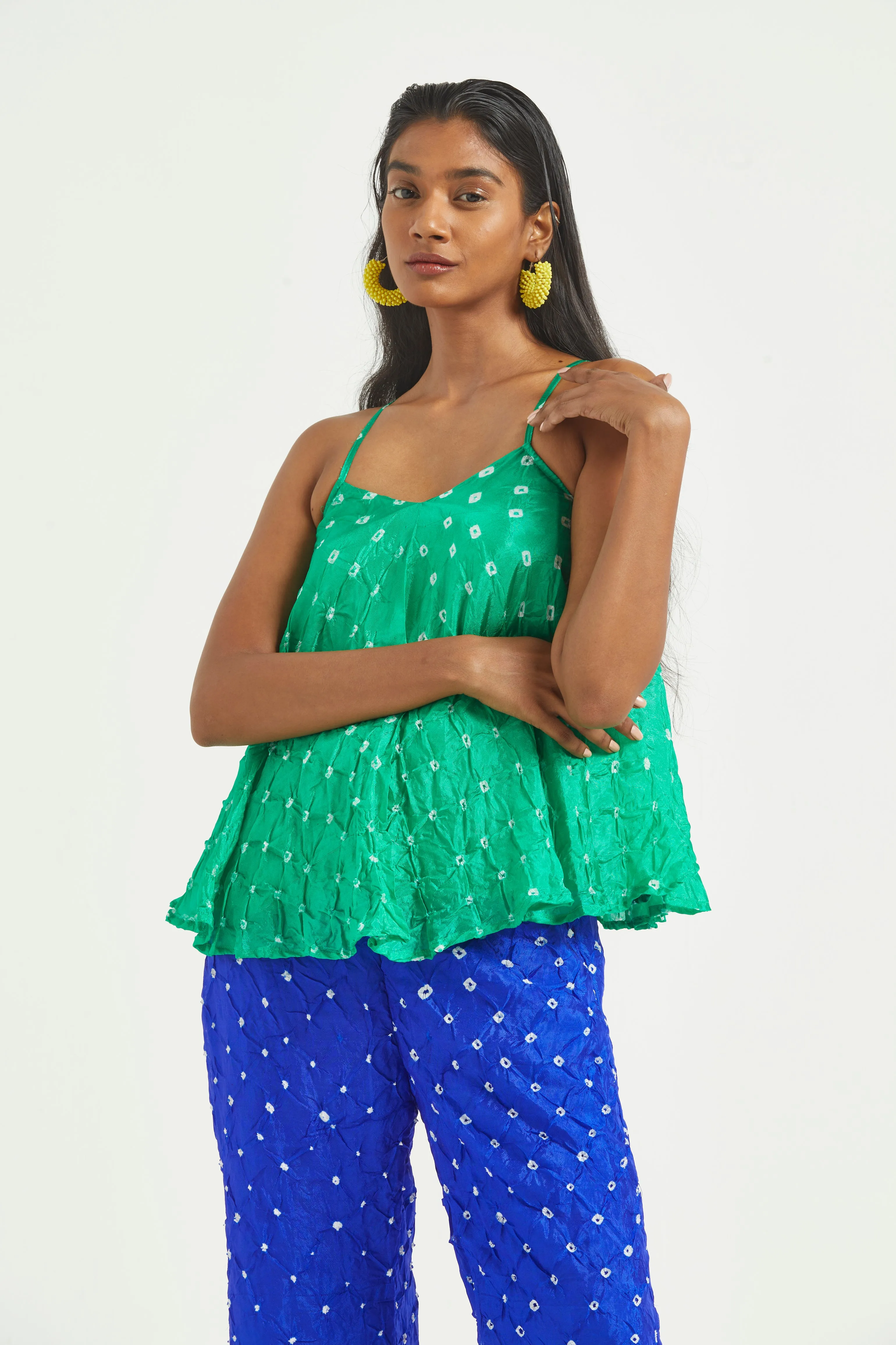 Bandhani Cami Pant Set
