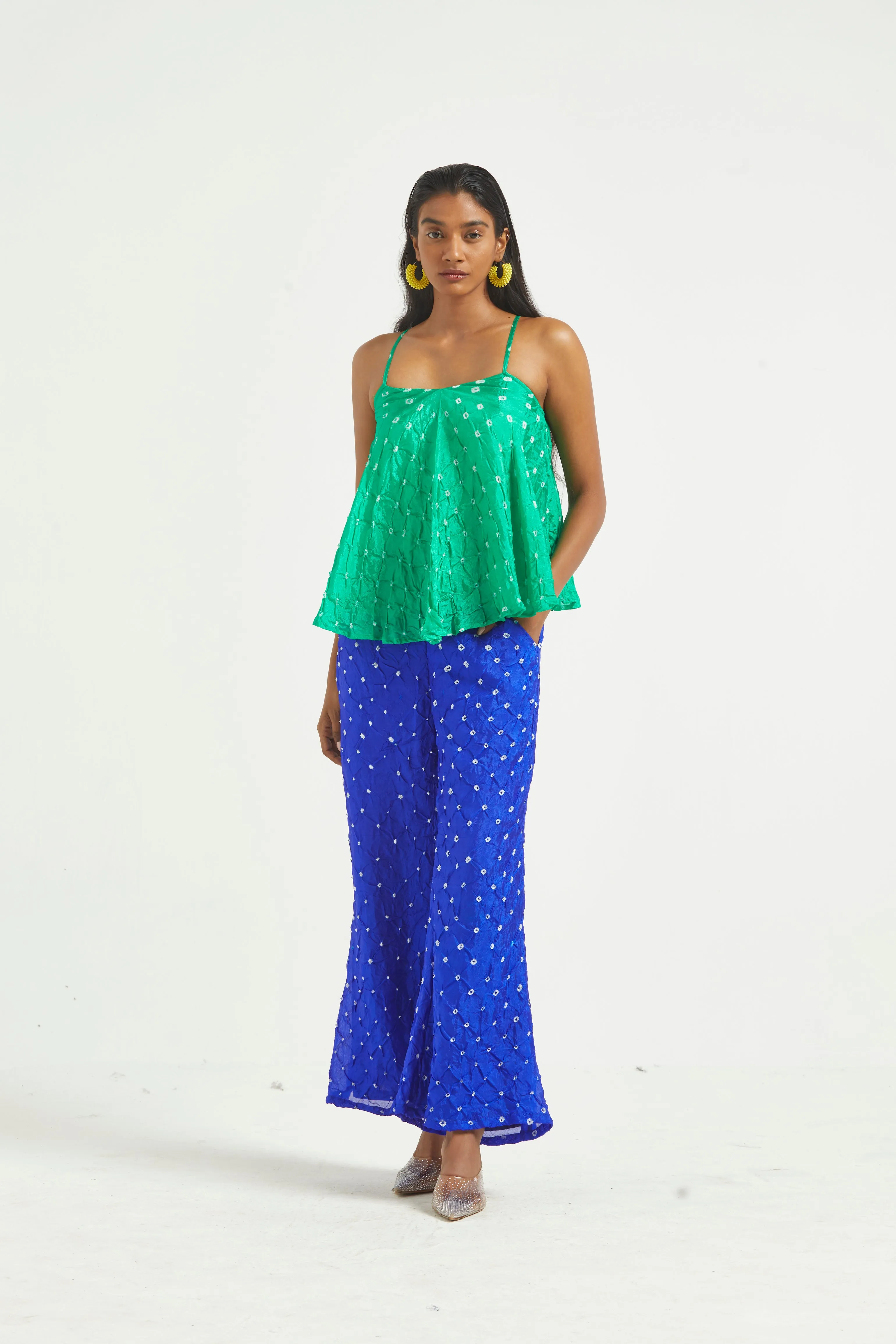 Bandhani Cami Pant Set