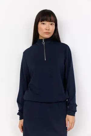 Banu Long Sleeve Sweatshirt in Navy