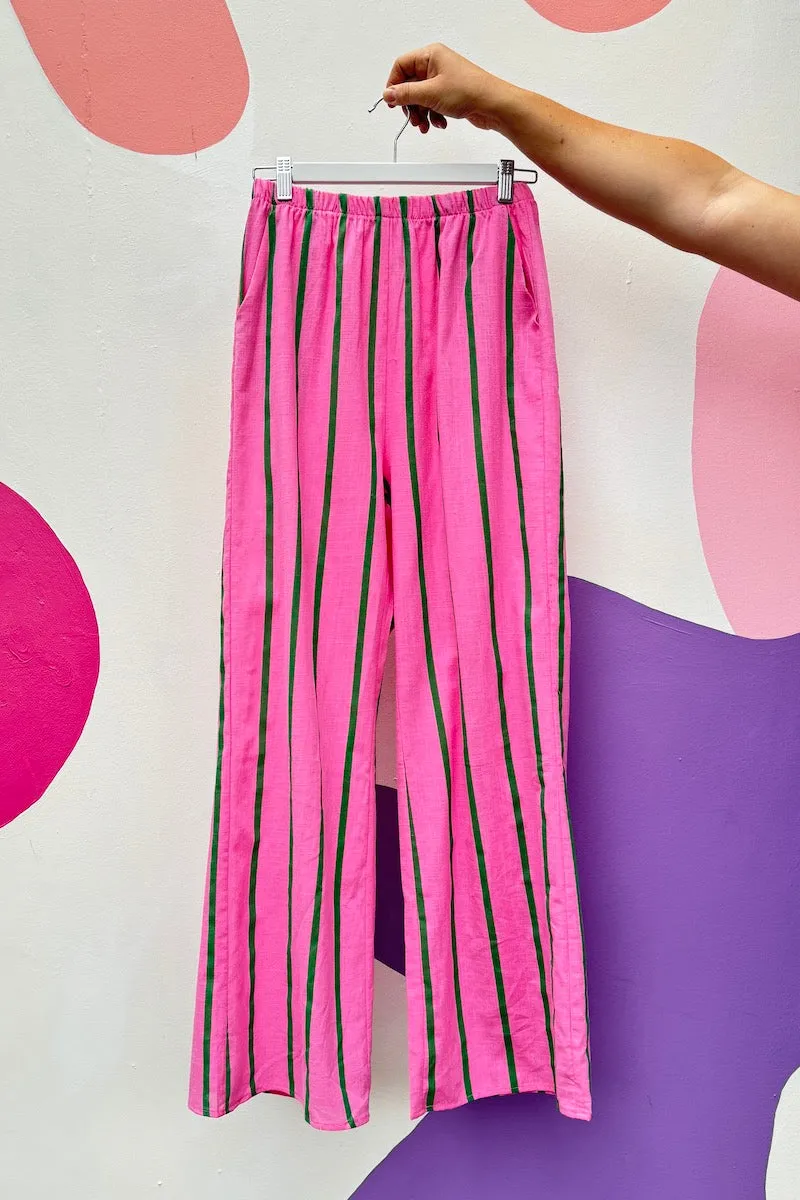 Bergen Pant, Pink/Green