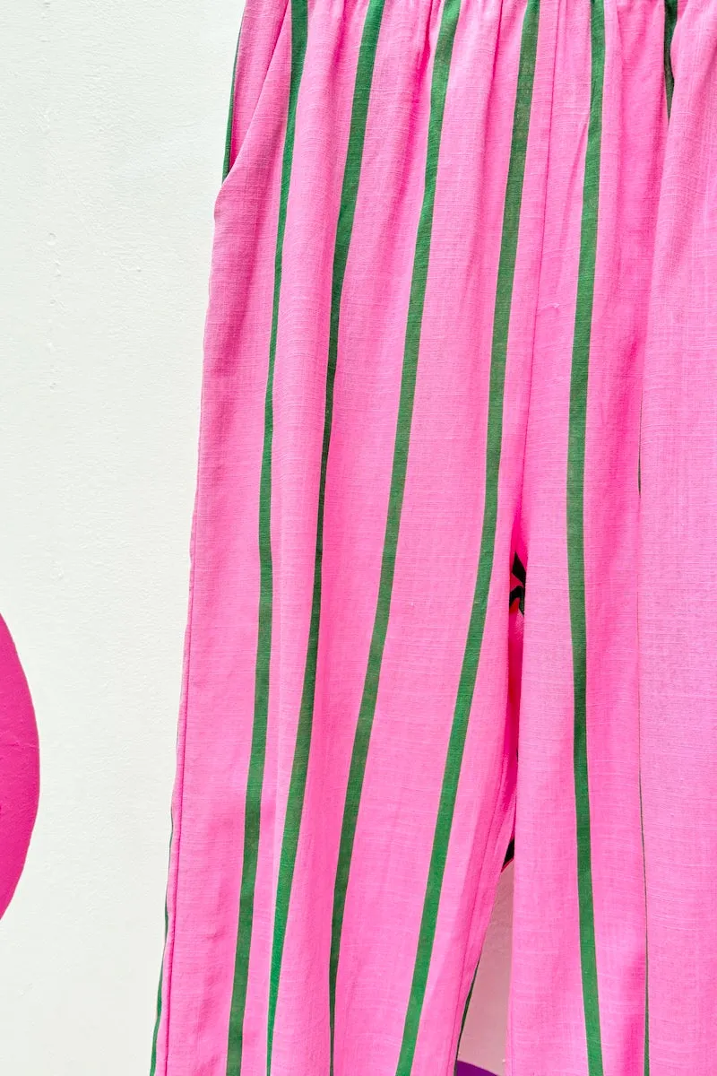 Bergen Pant, Pink/Green