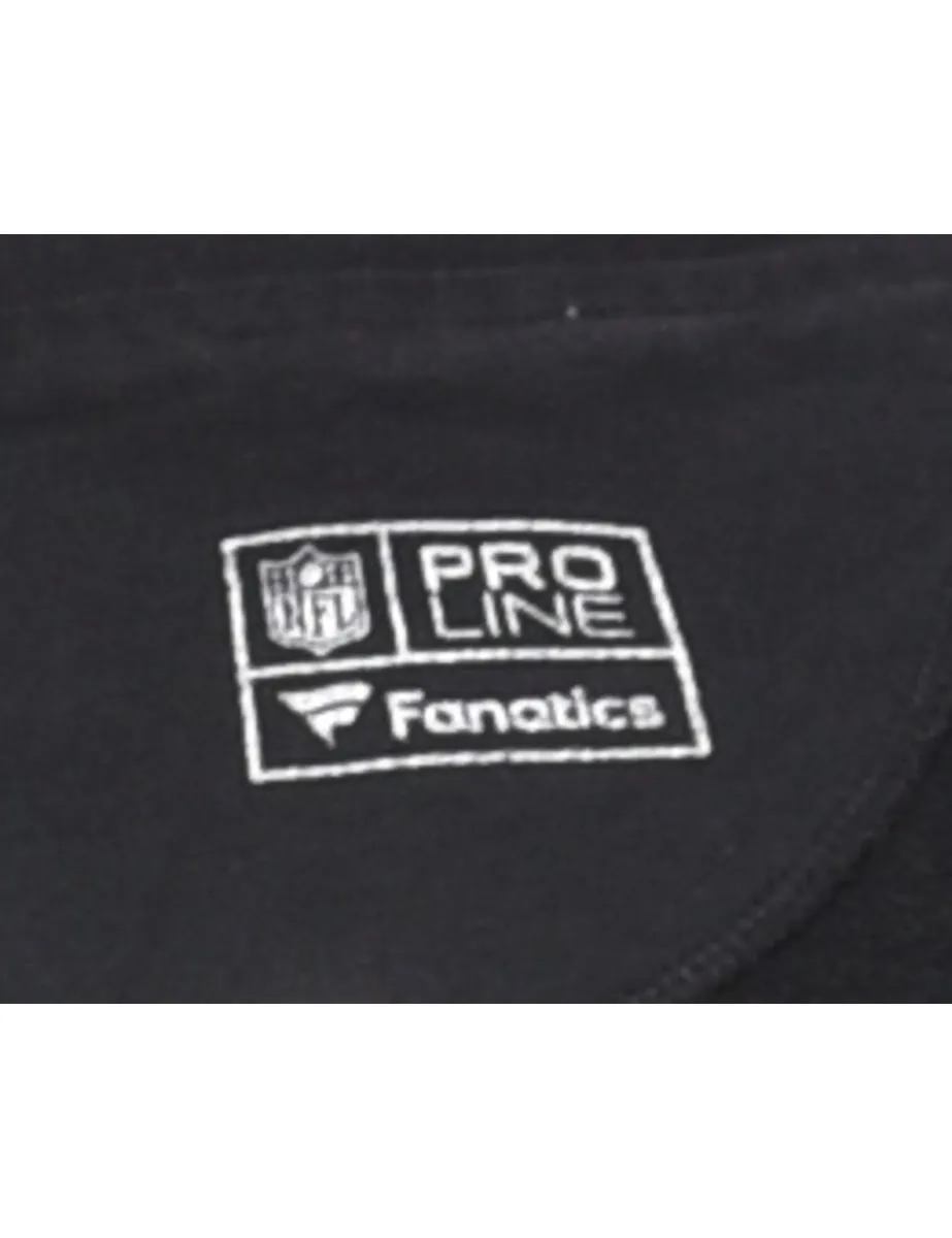 Black & Blue Carolina Panthers NFL Sports Sweatshirt - XL