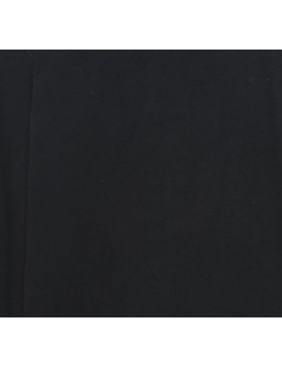 Black Plain Sweatshirt - L
