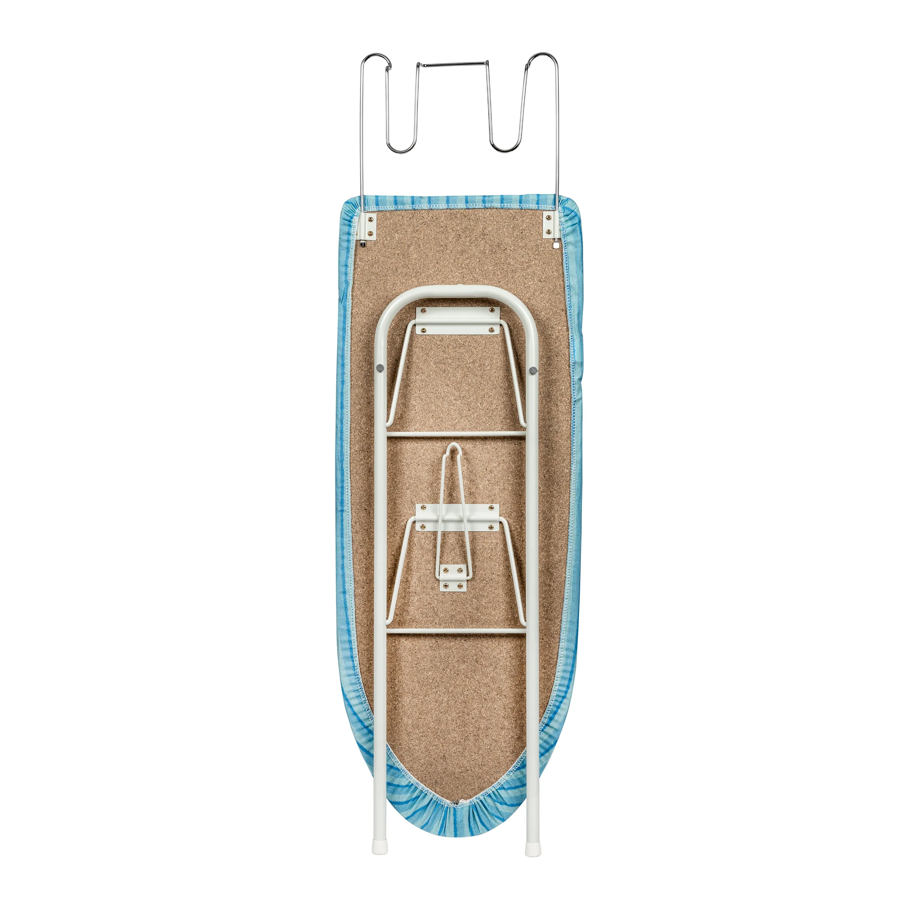 Blue Small Tabletop Ironing Board with Iron Rest