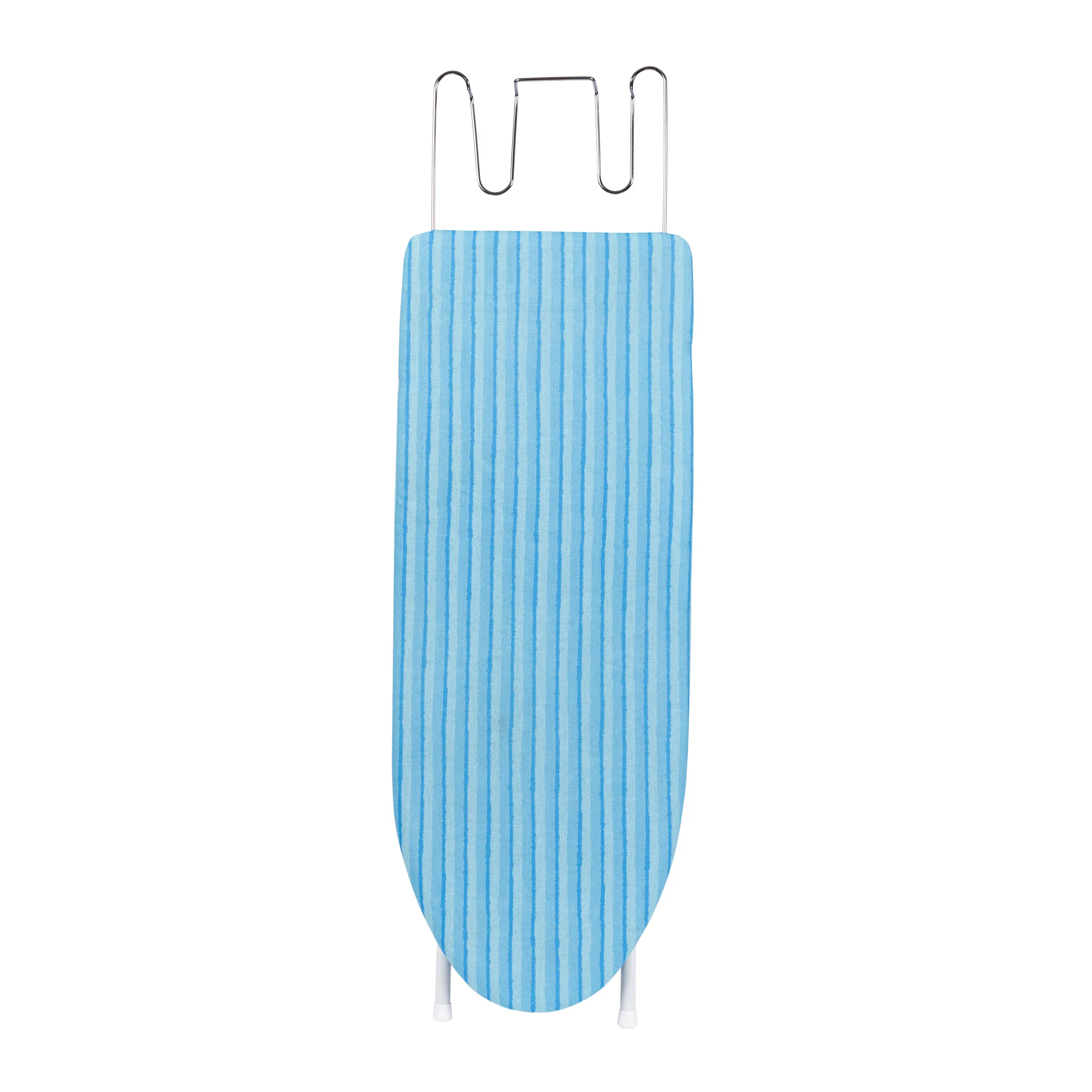 Blue Small Tabletop Ironing Board with Iron Rest