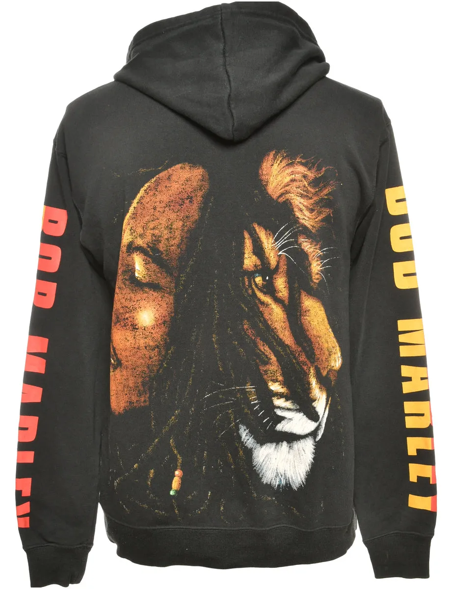 Bob Marely Printed Hoodie - L