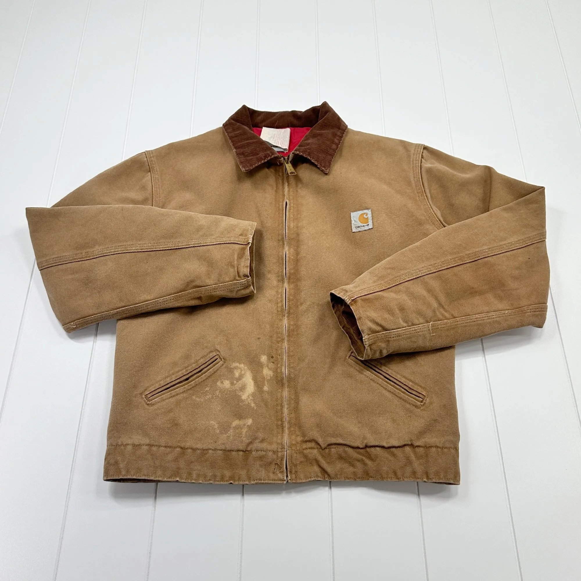 Boy's / Youth 1996 Vintage Carhartt Detroit Jacket JQ606 USA - Size 18