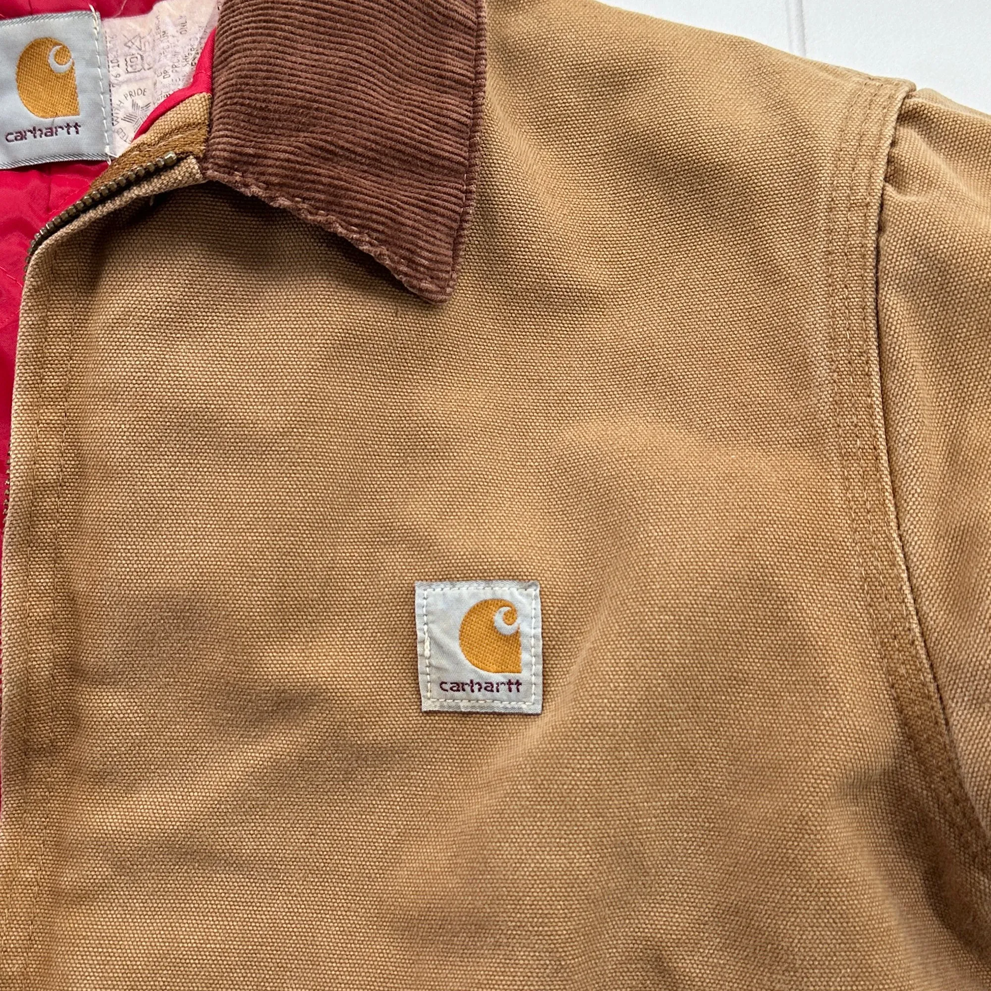 Boy's / Youth 1996 Vintage Carhartt Detroit Jacket JQ606 USA - Size 18