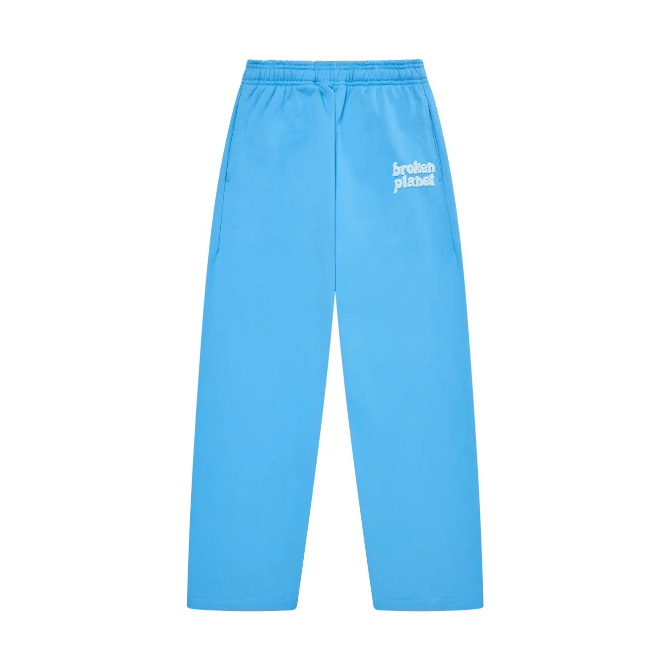 Broken Planet Basics Straight Leg Sweatpants - Light Blue