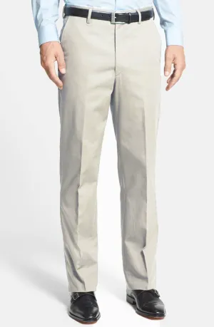 Charleston Khakis Fine Line Stretch Twill<br>Flat Front<br>Trim Fit