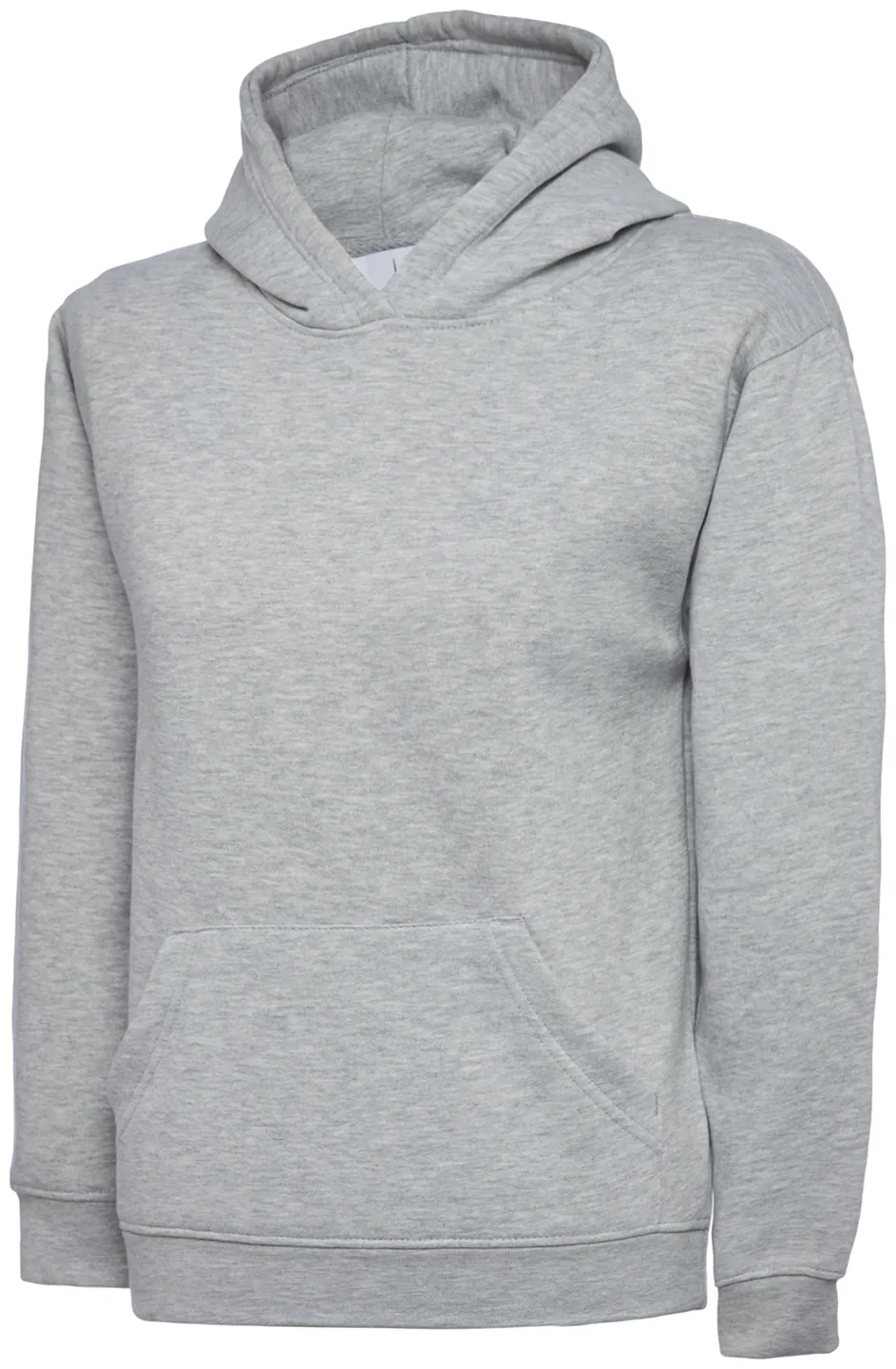 Childrens Classic Hooded Sweatshirt | Heather Grey