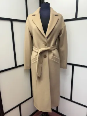 CHRISTINA FELIX<BR>
Wool Coat<BR>
Camel<BR>