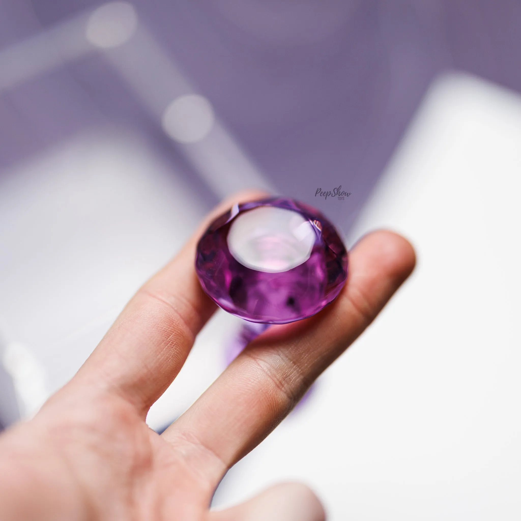 Crystal Gem Glass Anal Plug by NS