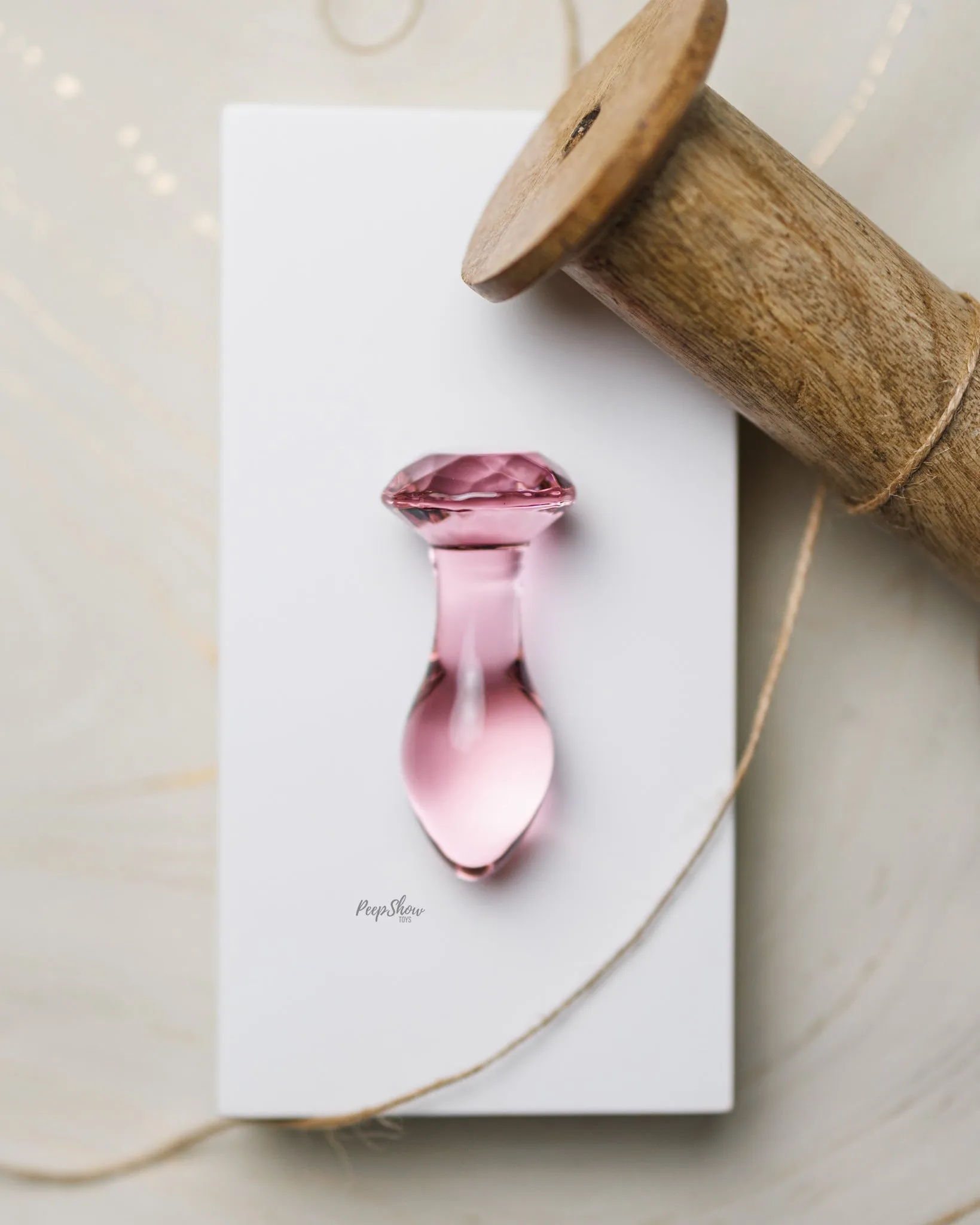 Crystal Gem Glass Anal Plug by NS