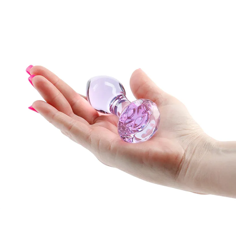 Crystal Gem Glass Anal Plug by NS