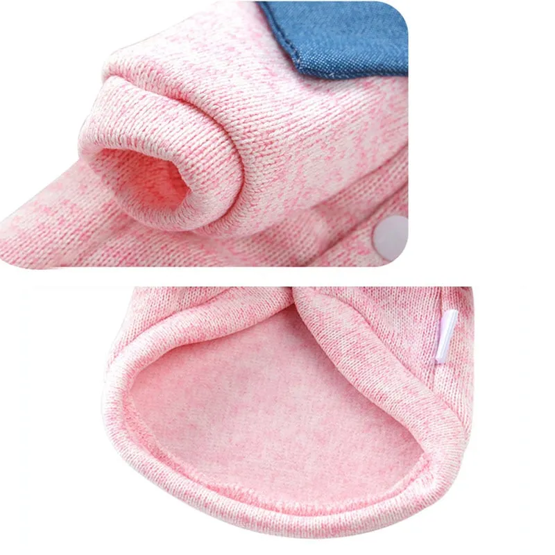 Cute Warm Knitted Formal Winter Sweatshirt For Dogs
