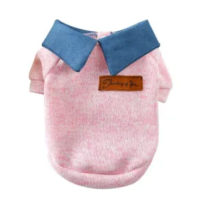 Cute Warm Knitted Formal Winter Sweatshirt For Dogs