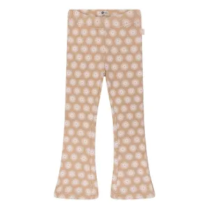 Daily7 Organic Flared Rib Printed Pants