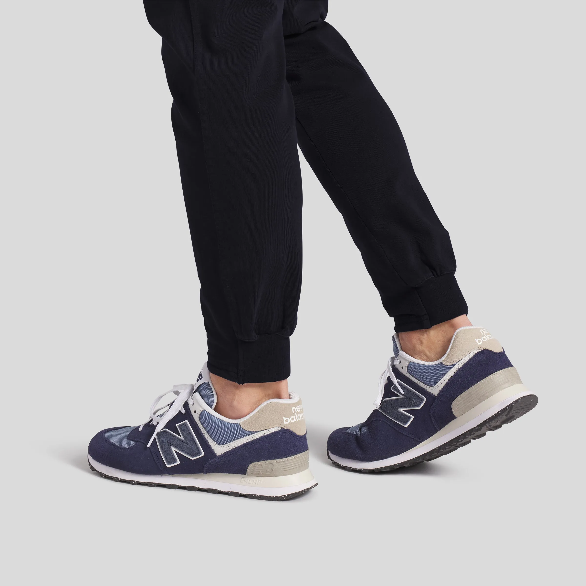 Elevated Compact Jersey Jogger - Dark Navy