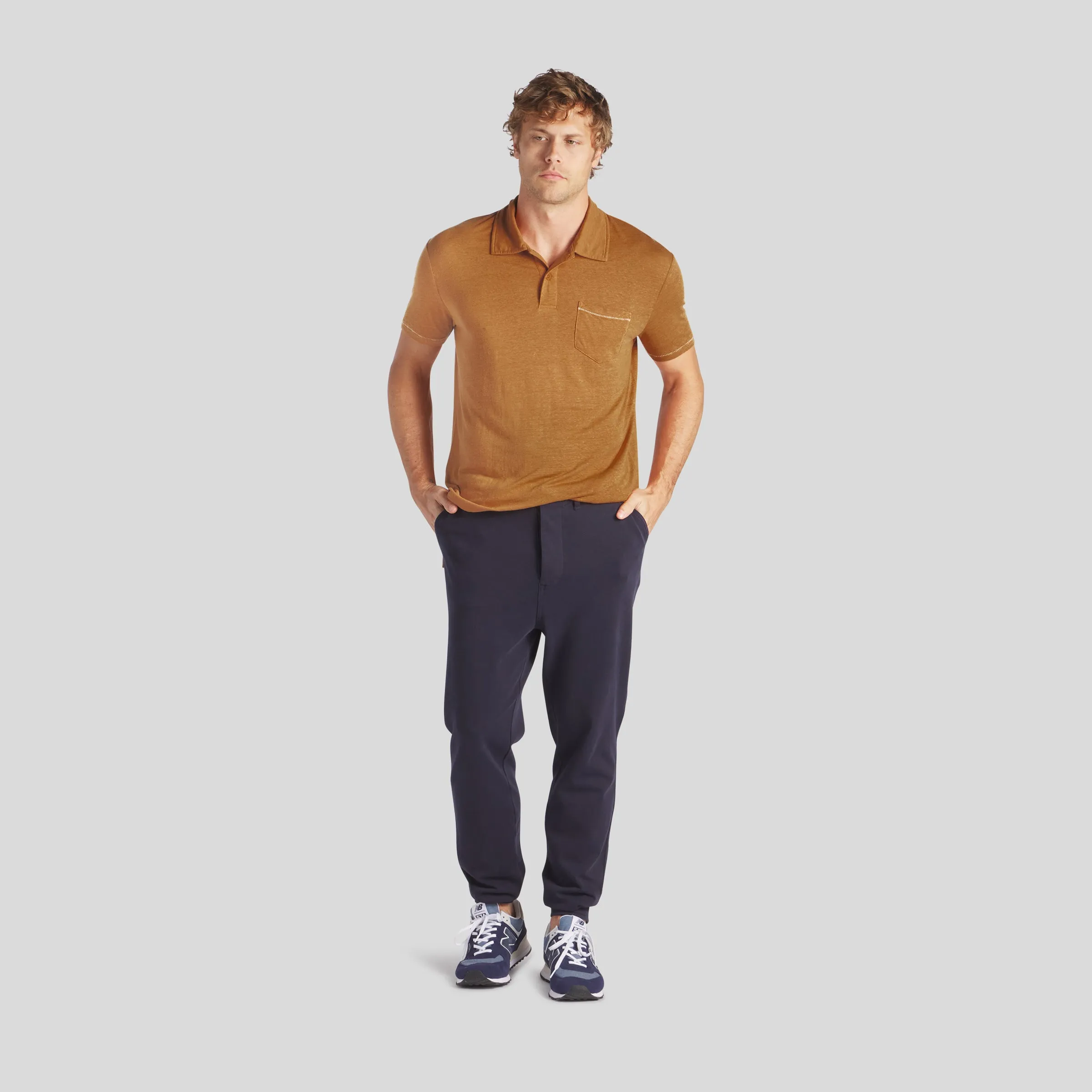Elevated Compact Jersey Jogger - Dark Navy
