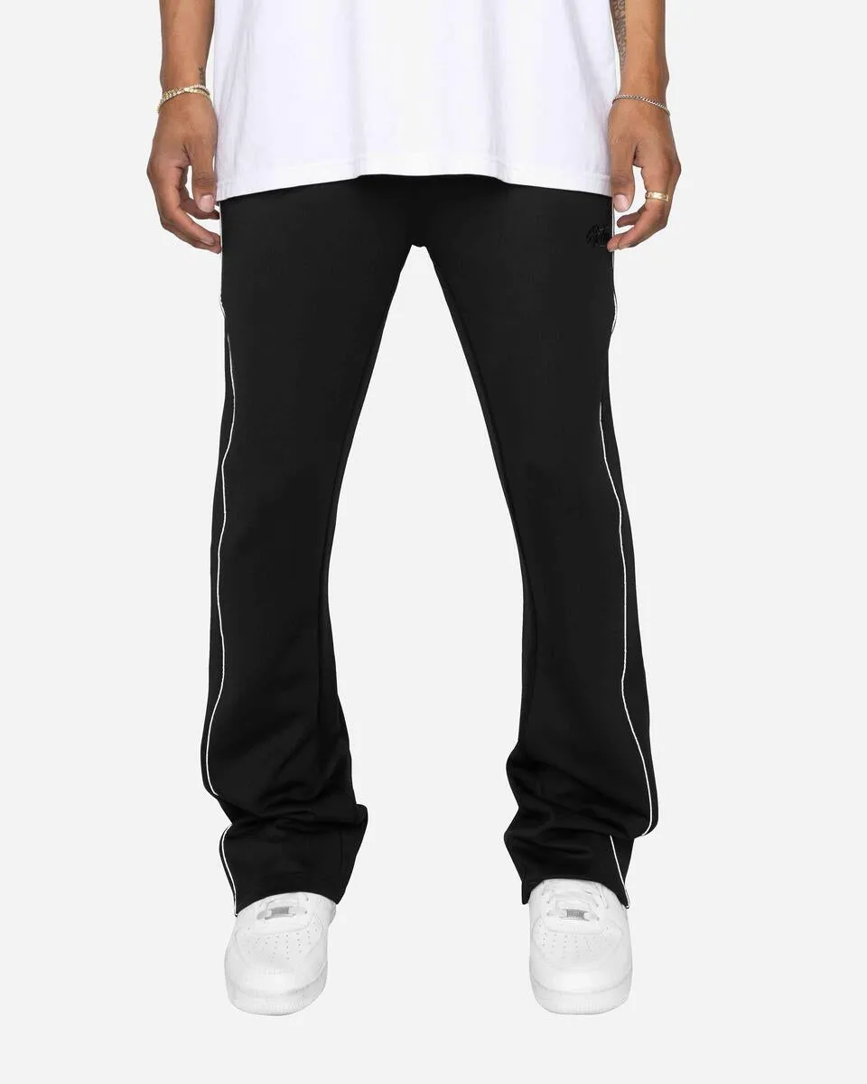 EPTM PIPING FLARED TRACK PANTS (BLACK)