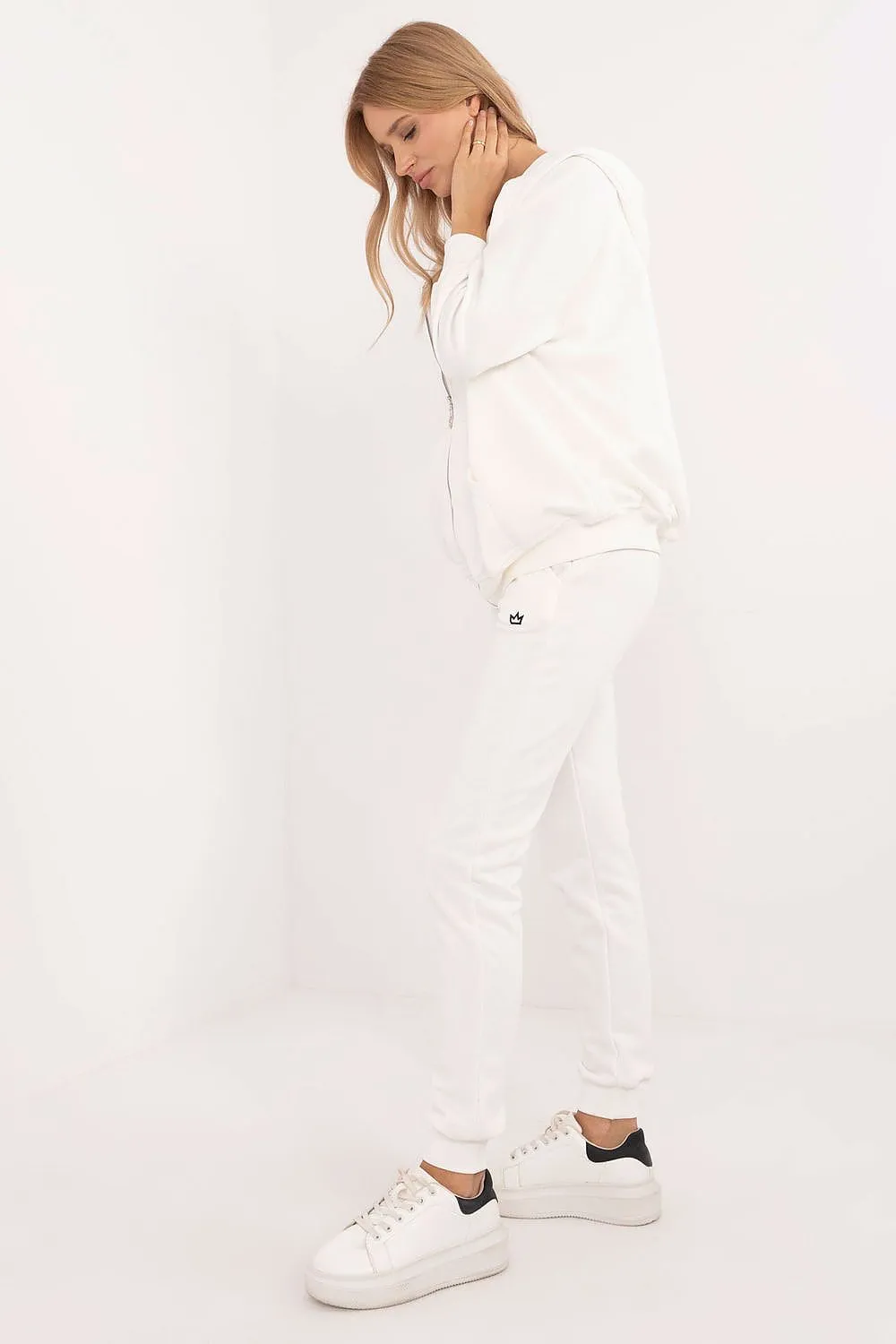 Factory Price Crown Embossed Three Piece Sweat Lounge Set