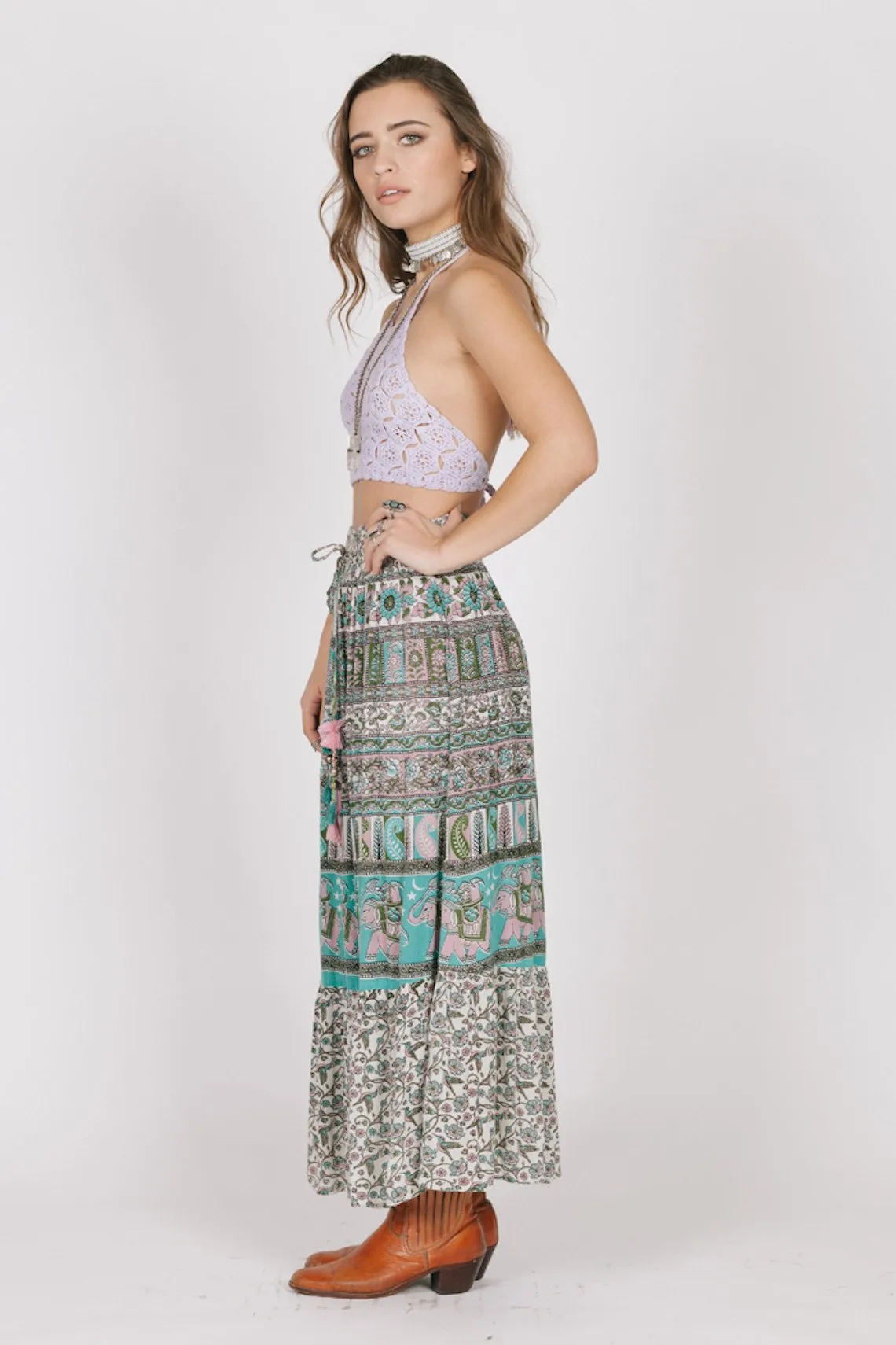 Far Lands Maxi Skirt