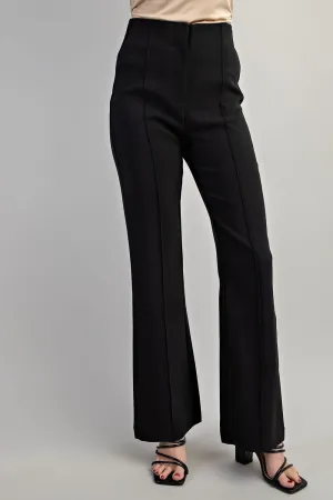 Flared High-Waisted Pants