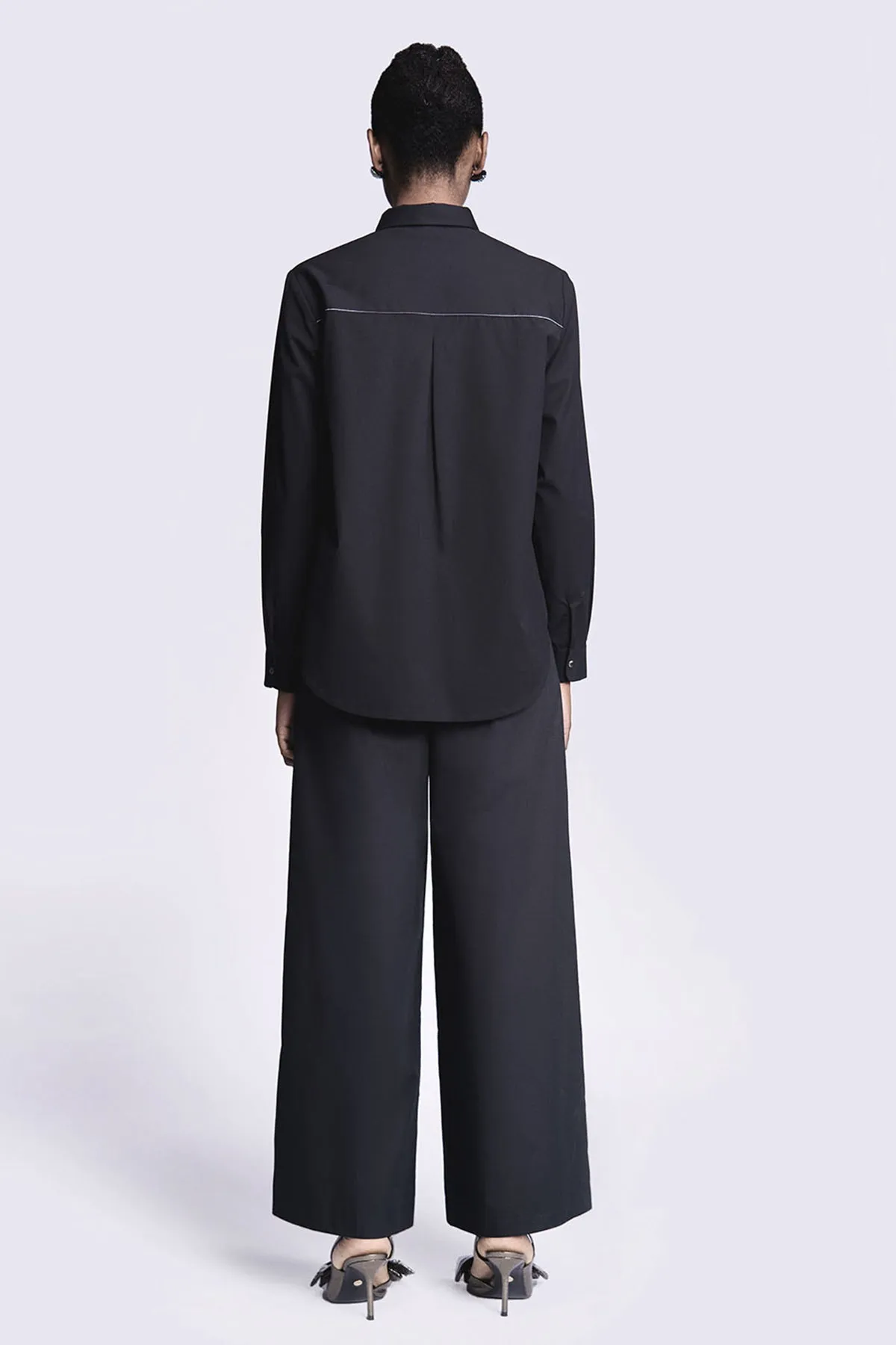 Flared Pants of (Monkey on a Tree High Low Shirt)