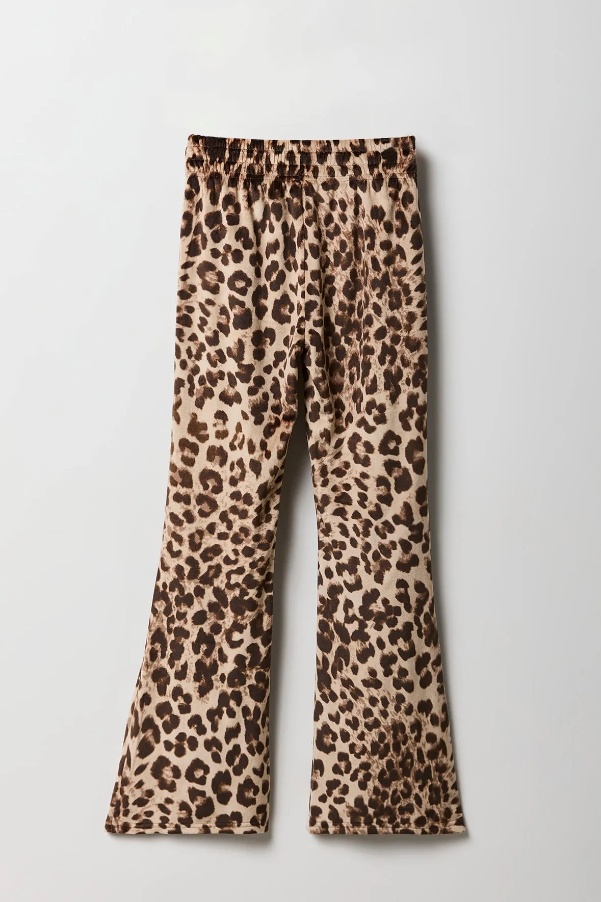 Girls Velour Quarter Flare Pant