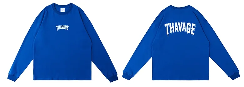 GYM BUDDY THAVAGE CREW NECK UNISEX FITNESS SWEATSHIRTS