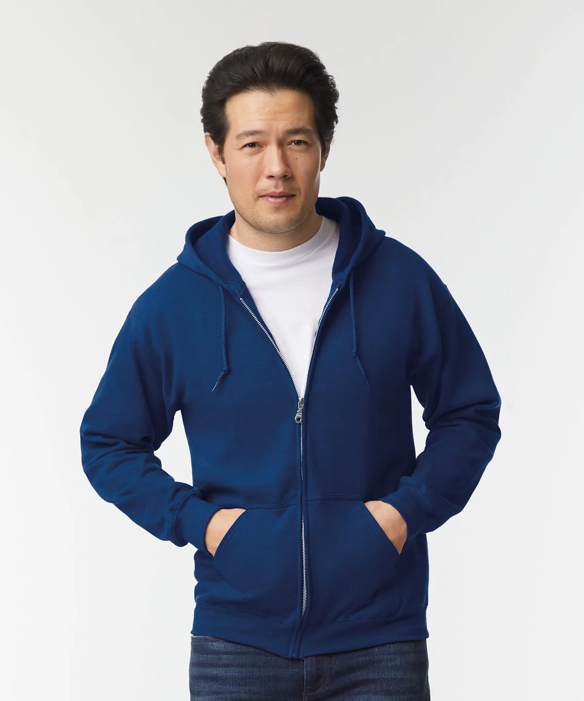 Heavy Blend  full zip hooded sweatshirt | Maroon