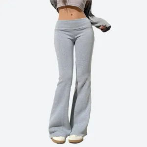 High-Waist Flared Stretch Yoga Pants