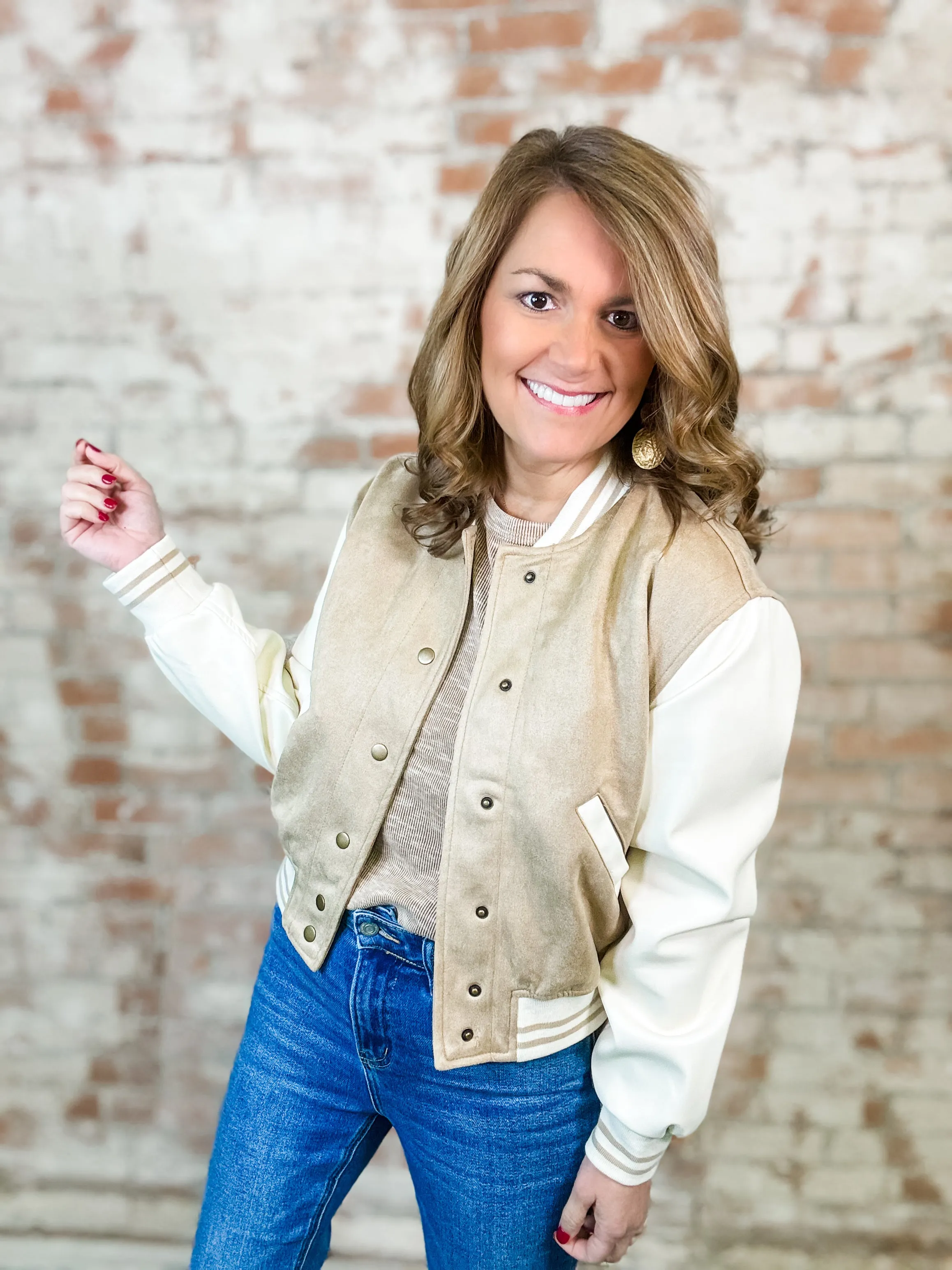 Janie Suede Bomber Jacket - FINAL SALE