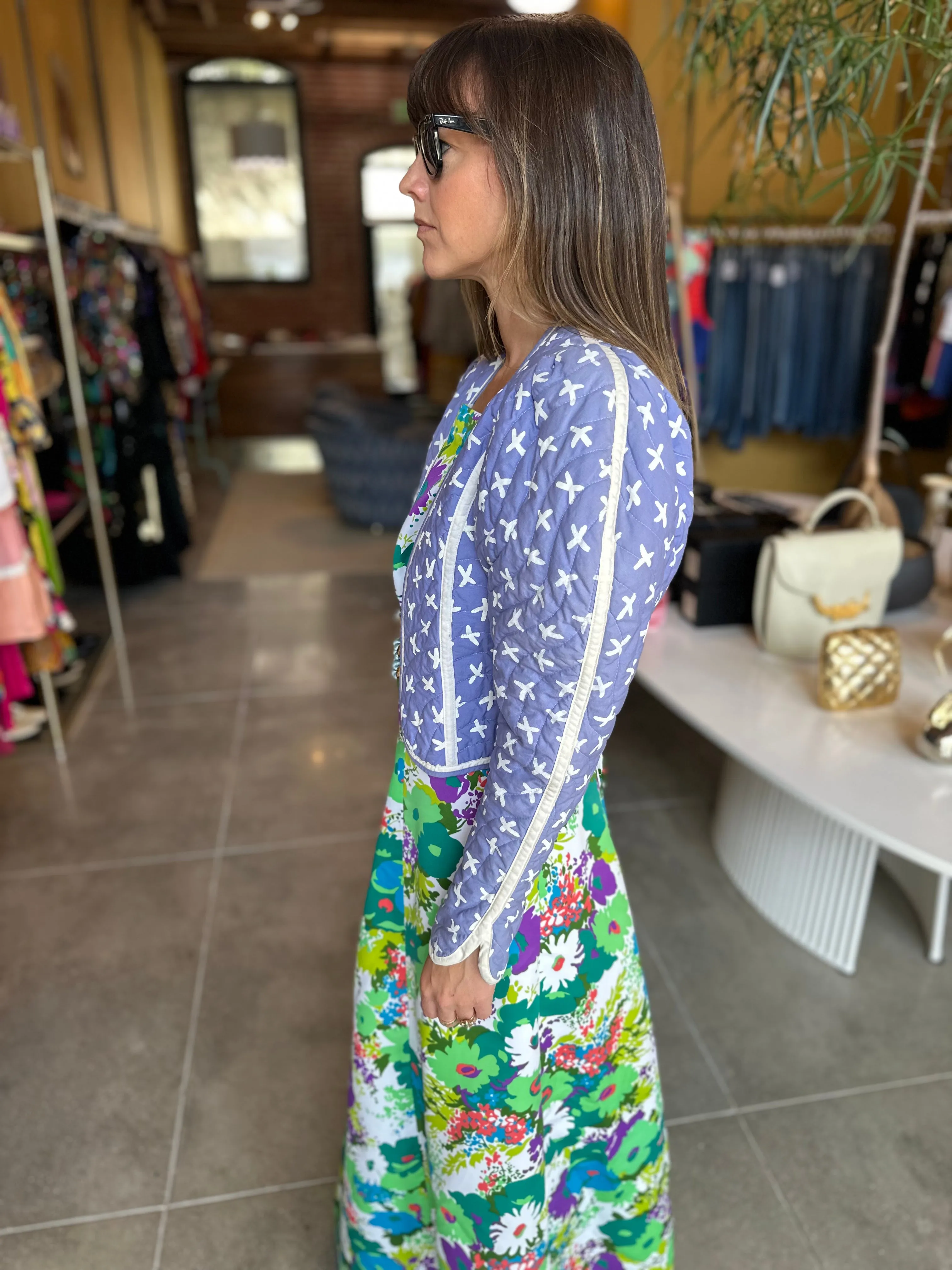 Jeanne Marc Puff Sleeve Bolero Jacket