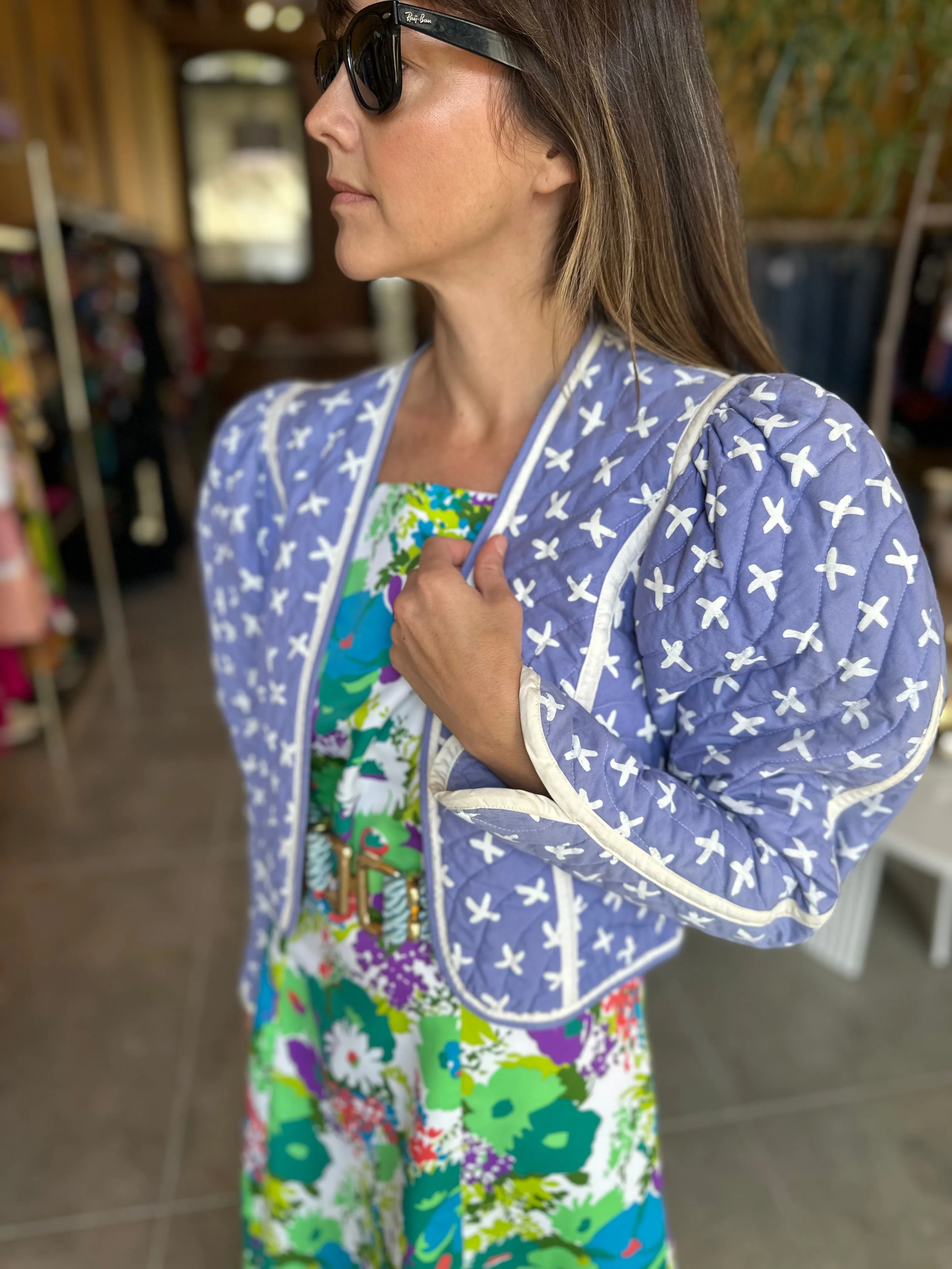 Jeanne Marc Puff Sleeve Bolero Jacket