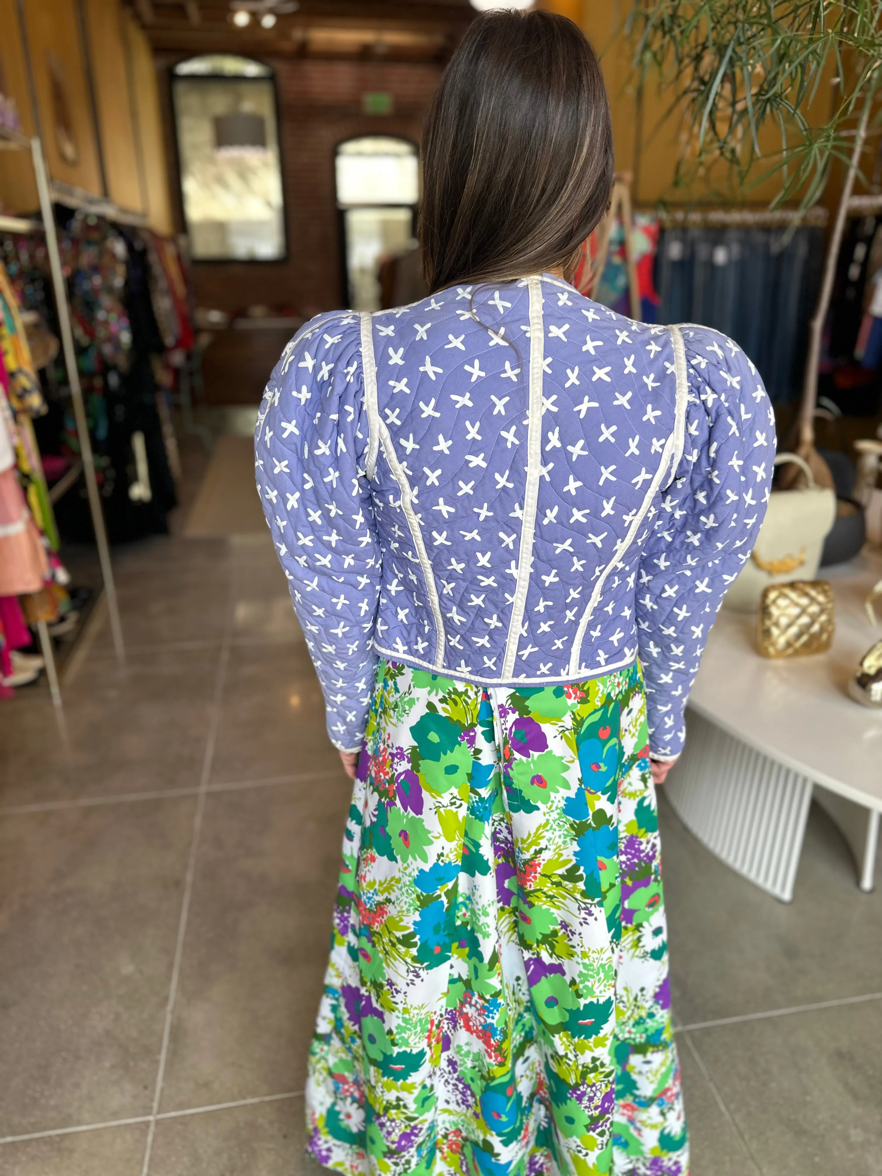 Jeanne Marc Puff Sleeve Bolero Jacket