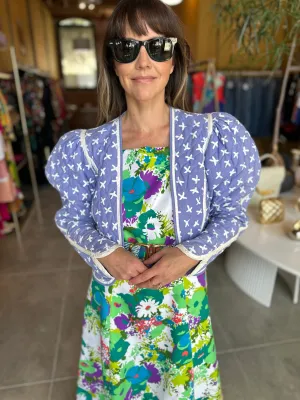 Jeanne Marc Puff Sleeve Bolero Jacket