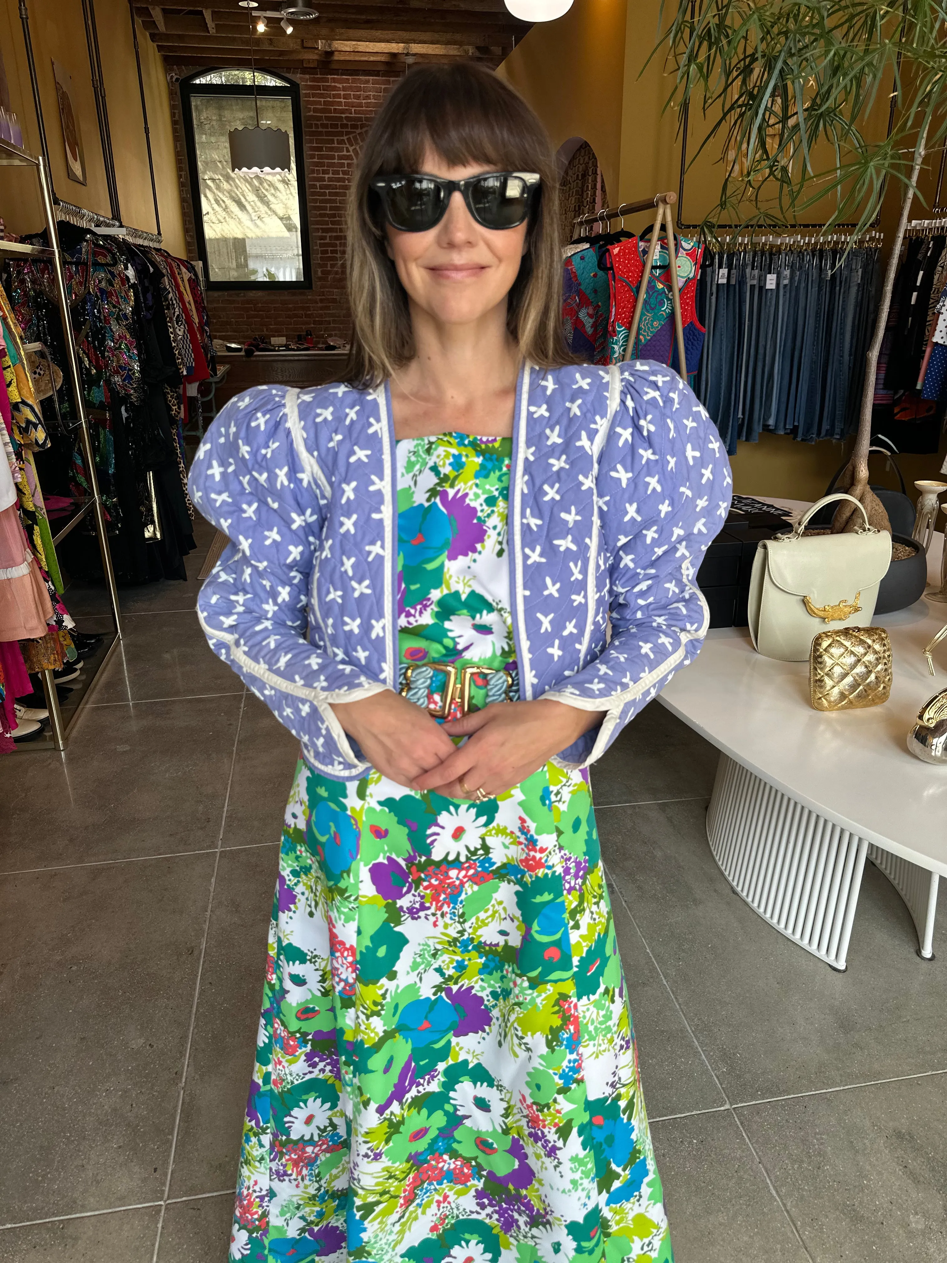 Jeanne Marc Puff Sleeve Bolero Jacket