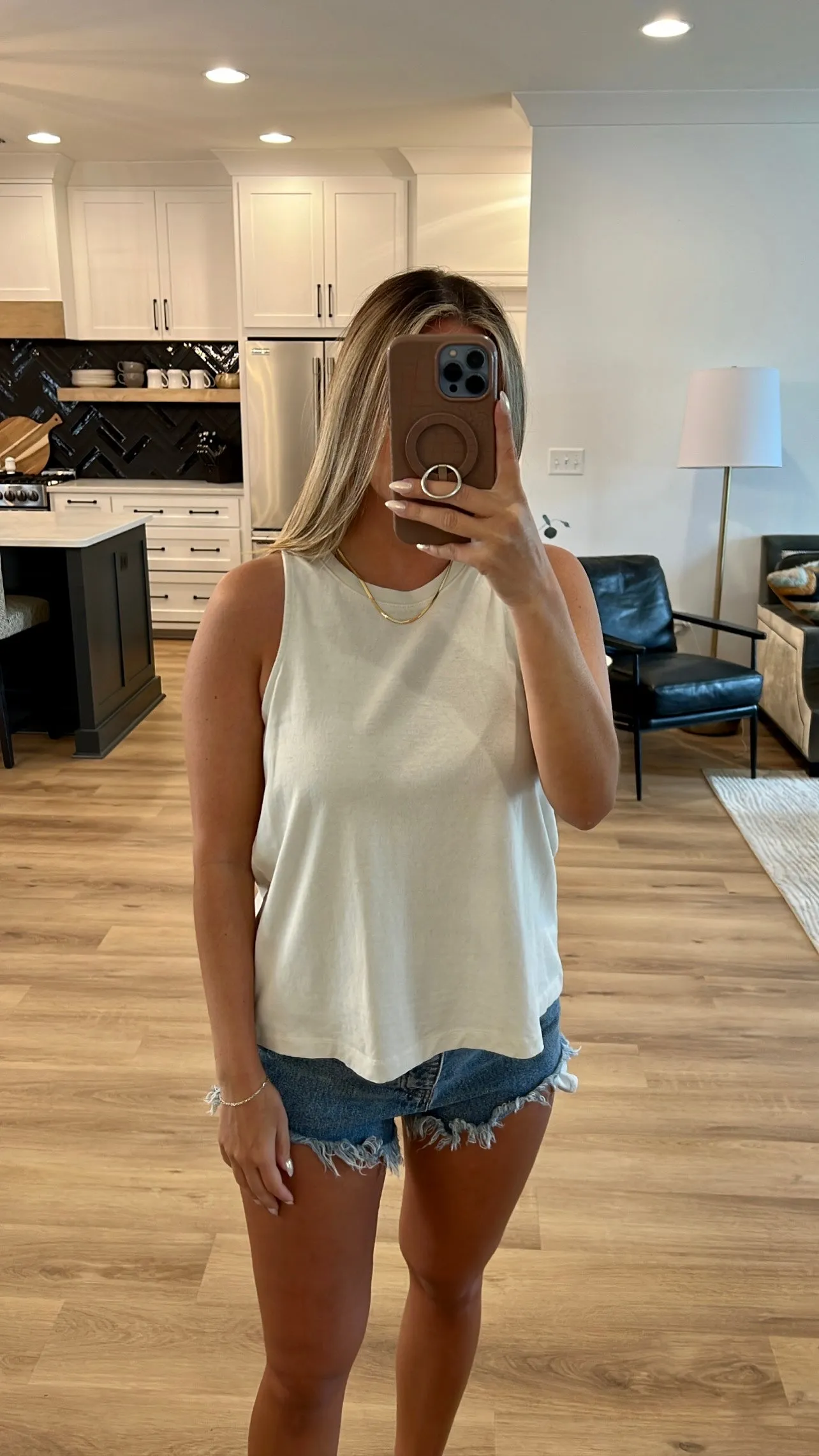 Keeping It Casual Tank Top, Gray Dawn