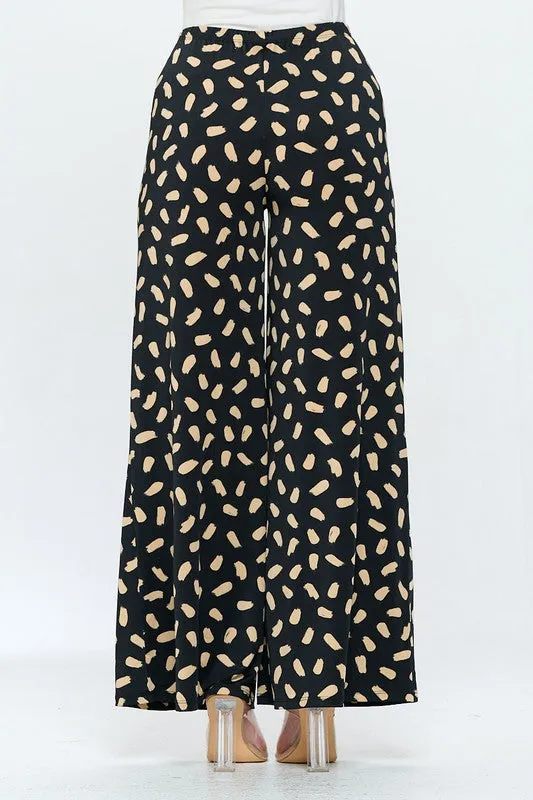 Knitted Palazzo pants in Venezia chain