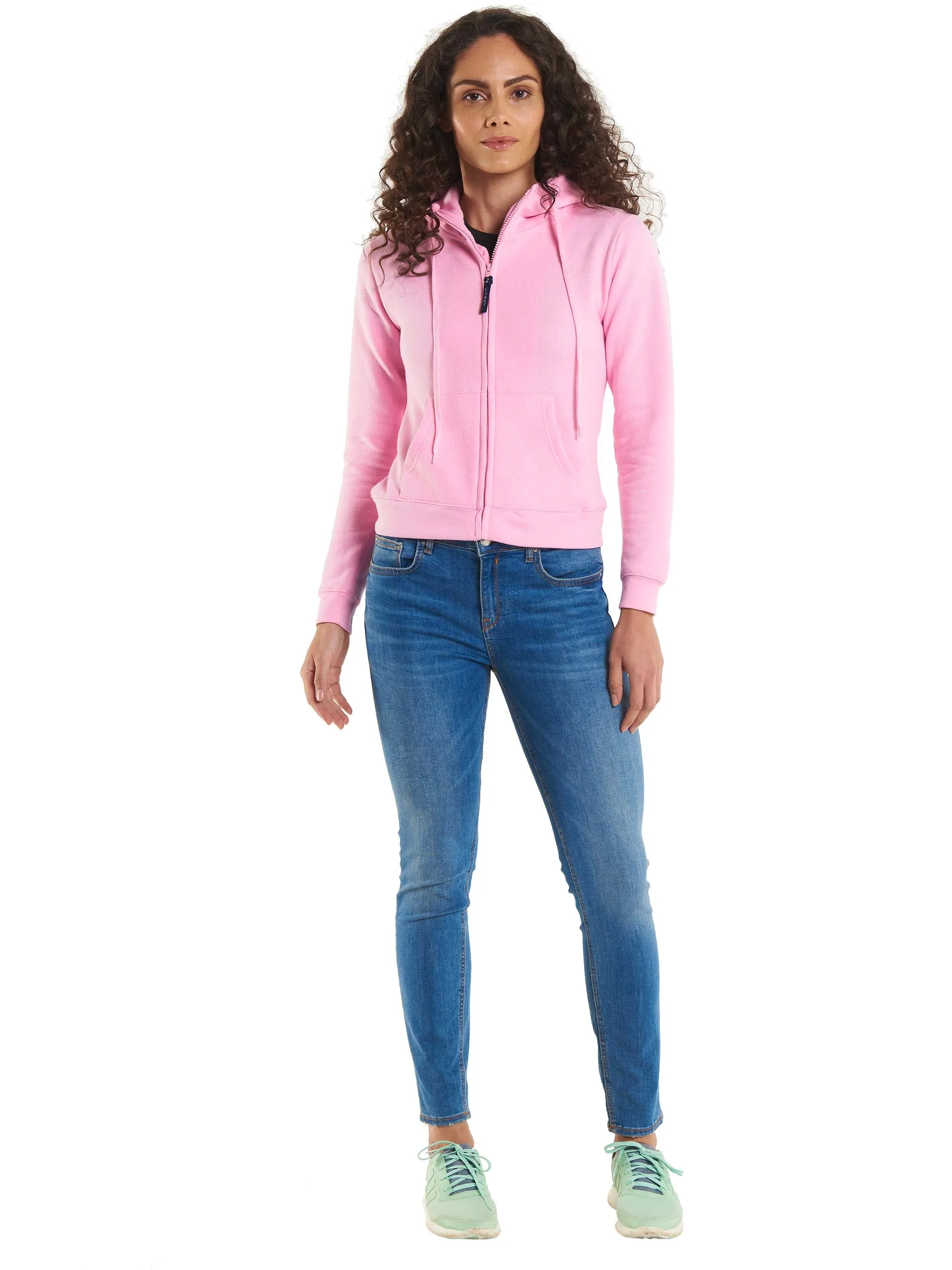 Ladies Classic Full Zip Hooded Sweatshirt | Olive