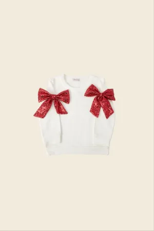 LITTLE BOW SWEATSHIRT